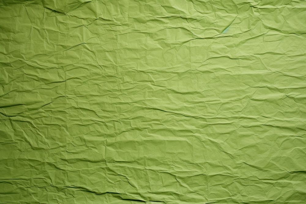 Retro green color paper backgrounds wrinkled texture.