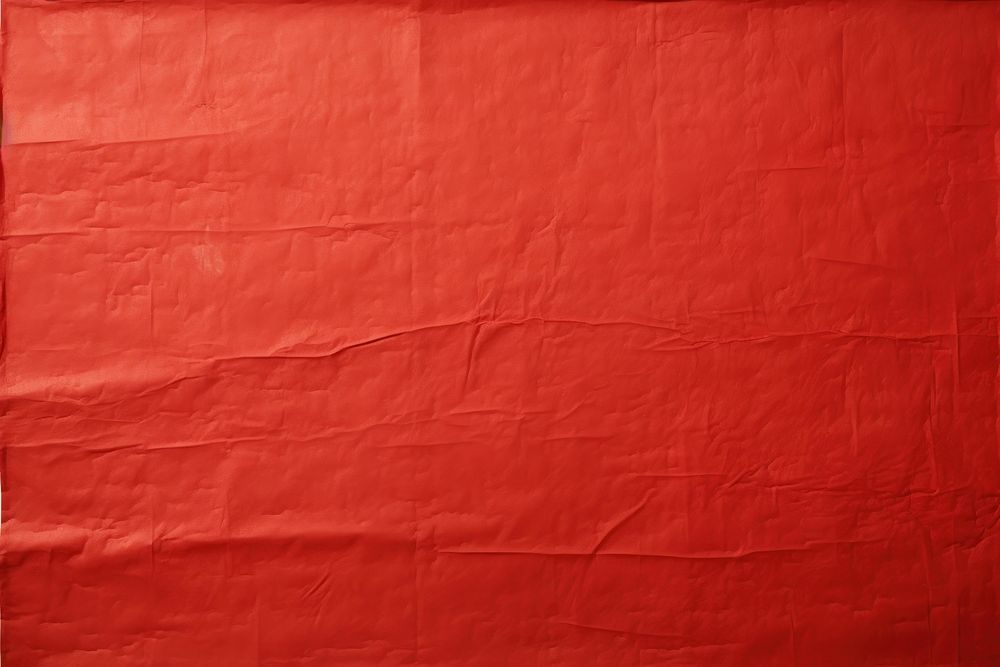 Red paper backgrounds wrinkled texture.