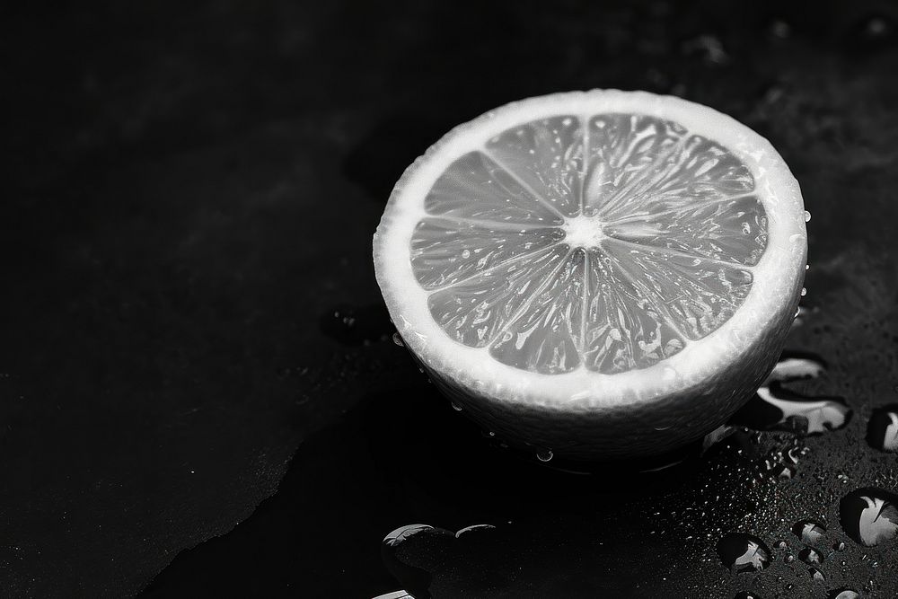 Lemon lemon grapefruit black.