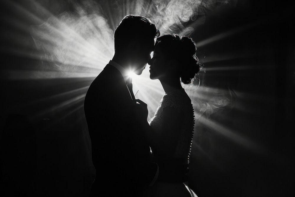 Wedding wedding photography silhouette.