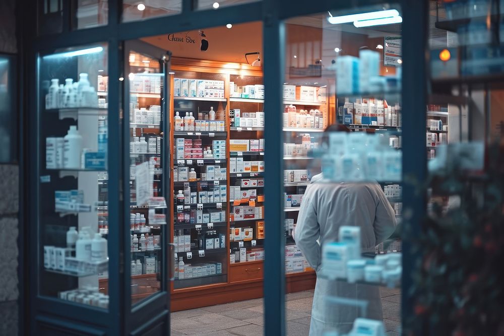 A pharmacy store adult shop.