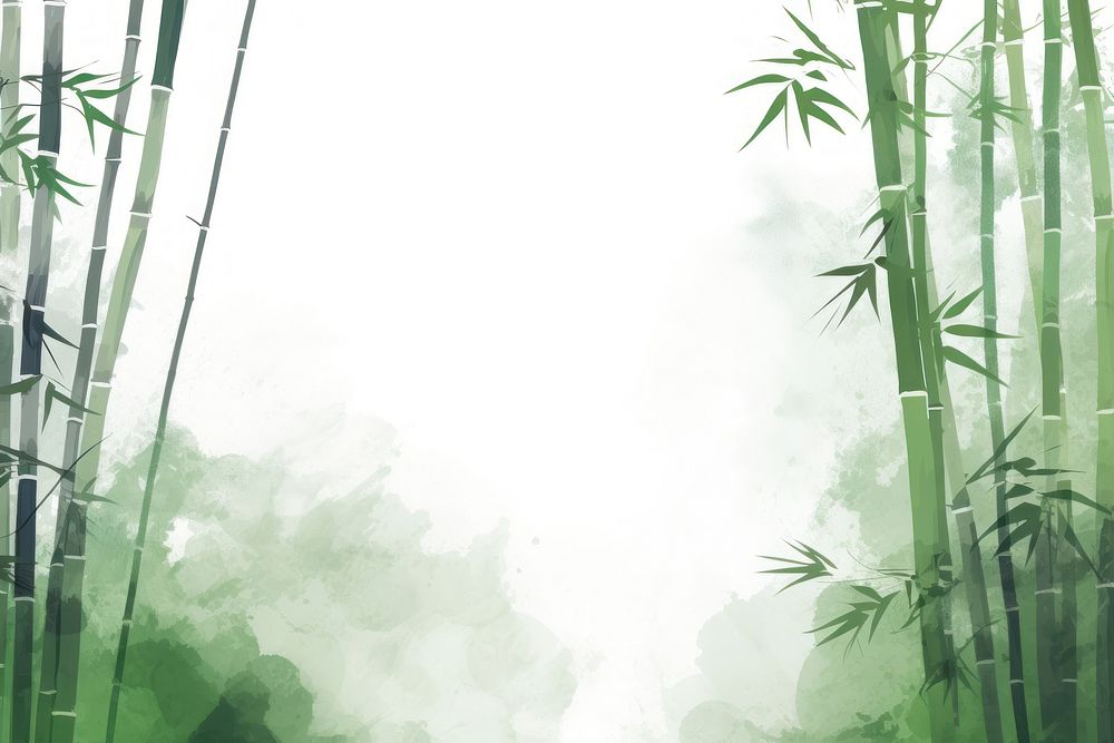 Bamboo forest backgrounds plant tranquility. AI generated Image by rawpixel.