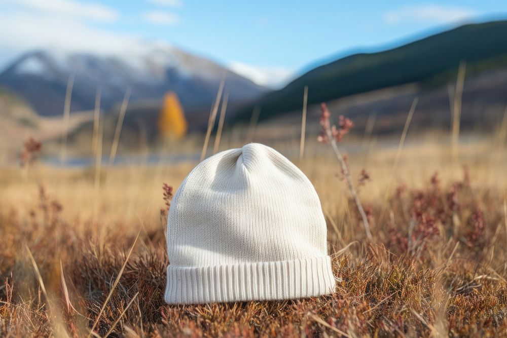 Beanie hat  landscape mountain outdoors.