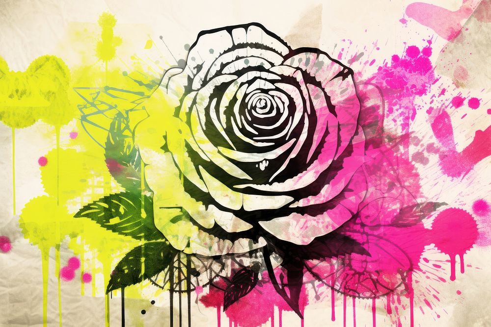Rose background backgrounds painting pattern.