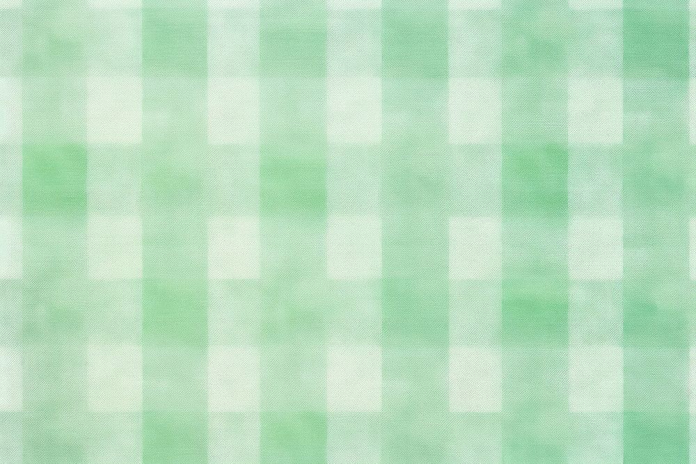 Green checkered pattern background backgrounds tablecloth texture.
