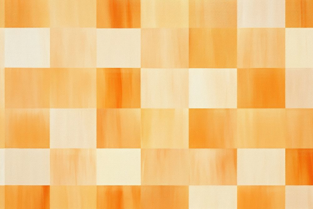 Orange checkered pattern background backgrounds flooring texture.