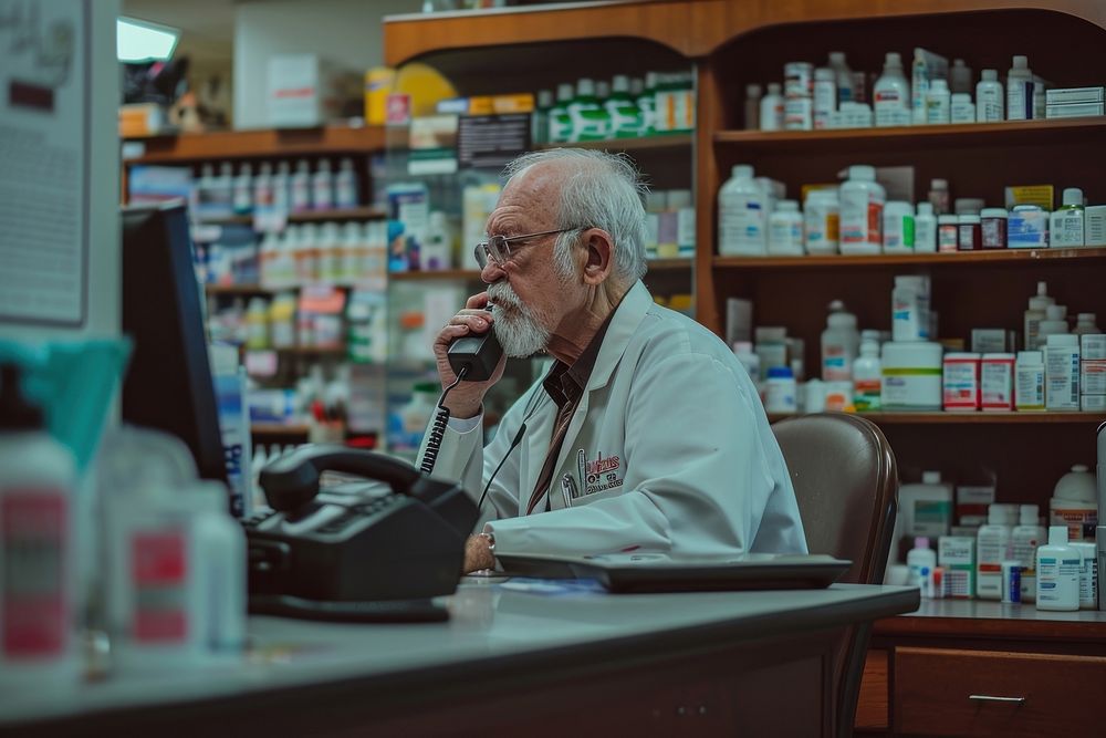 Pharmacist telephone pharmacy adult.