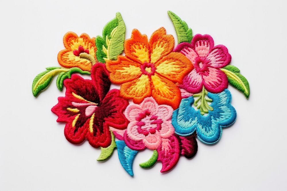 Environement embroidery pattern art.