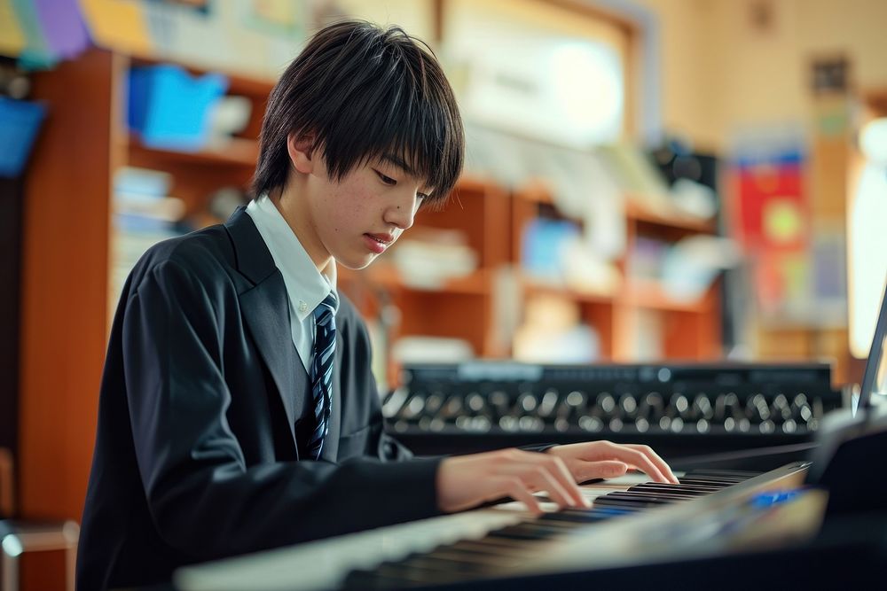 Keyboard music computer musician.