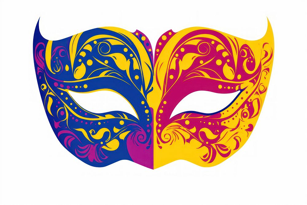 Mardi gras mask carnival togetherness celebration.
