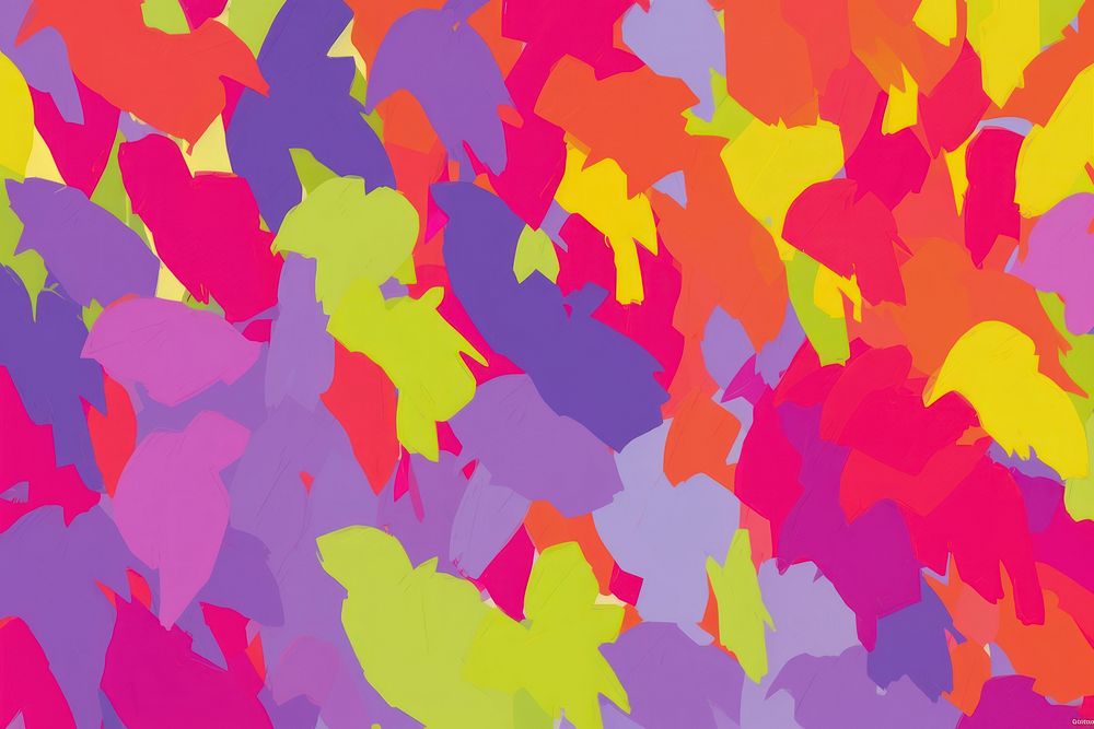 Colorful leaves pattern background backgrounds paint creativity.