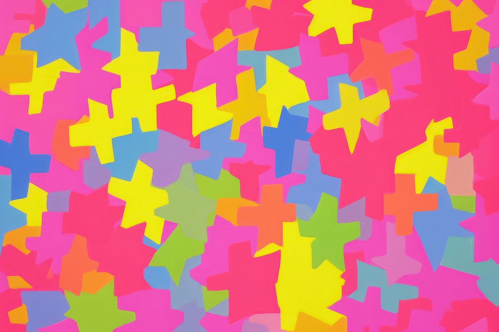 Colorful star pattern background backgrounds art creativity.