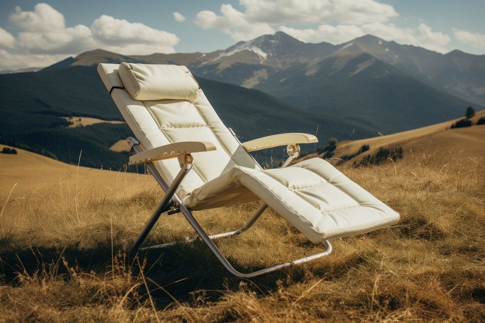 Camping floding chair  landscape furniture mountain.