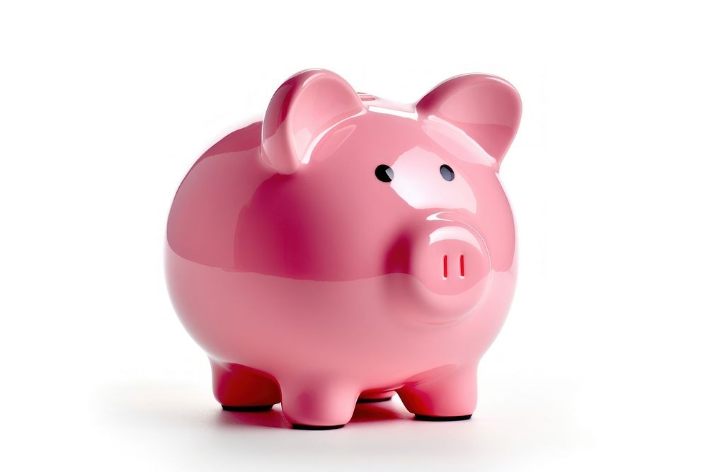 Piggybank pink representation investment.