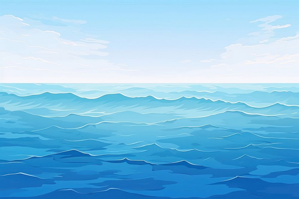 Ocean scenery backgrounds landscape outdoors.