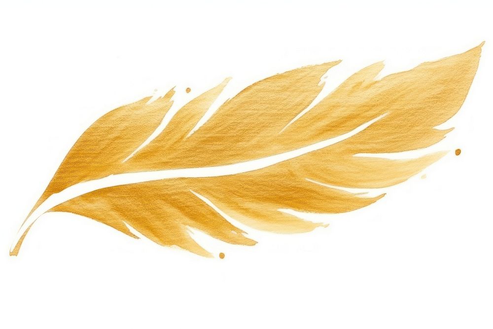 Fall leaf gold white background lightweight.