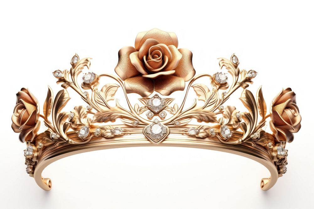 Crown rose gemstone jewelry diamond.