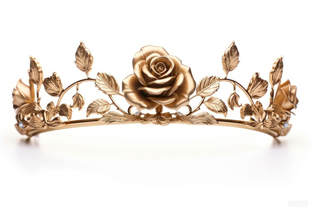 Crown rose jewelry tiara gold.