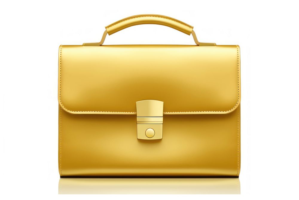 Simple business bag icon briefcase handbag shiny.