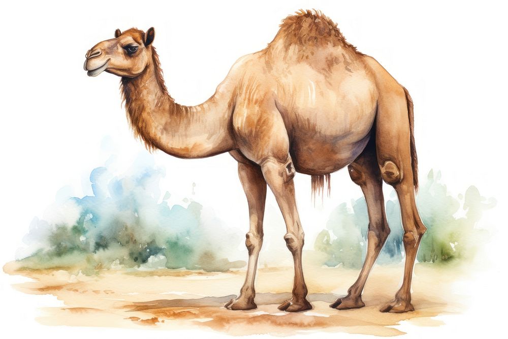 Camel animal mammal livestock.