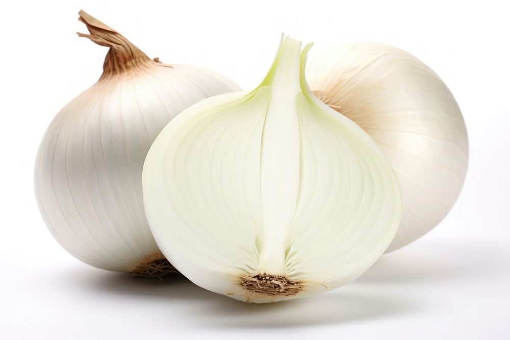 White onion vegetable plant food.