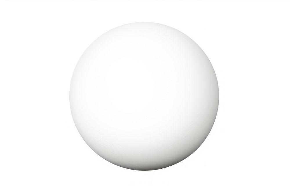 Sphere outline white egg white background.
