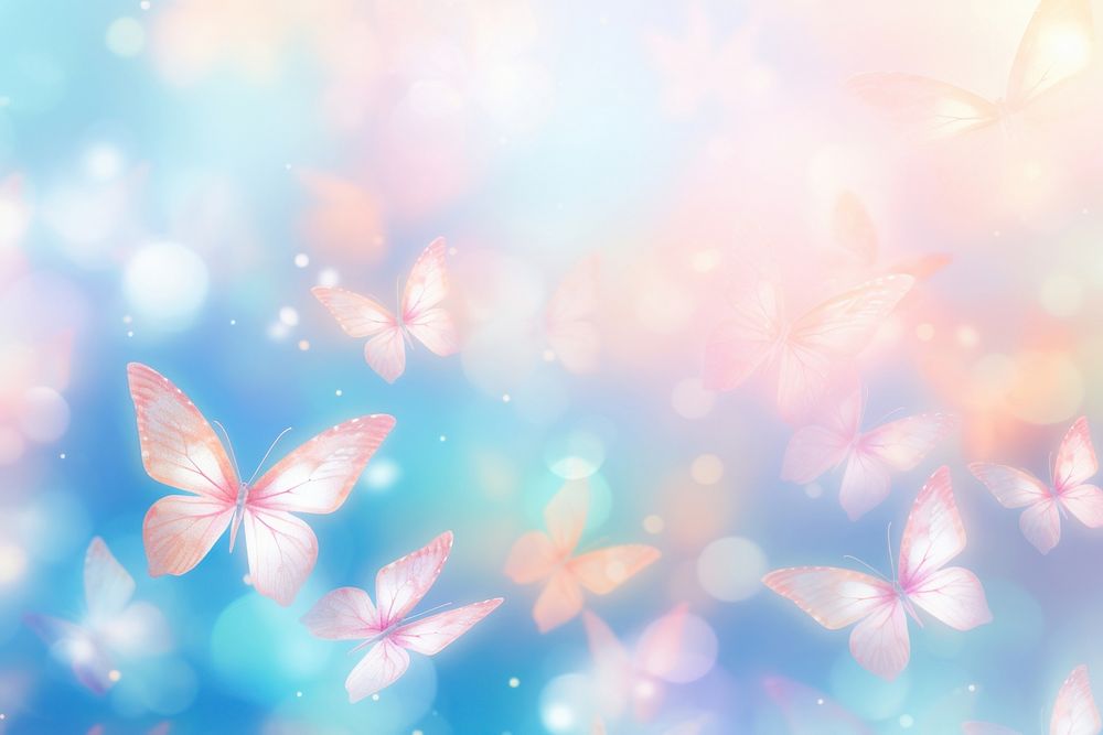 Butterfly pattern bokeh effect background backgrounds abstract outdoors.
