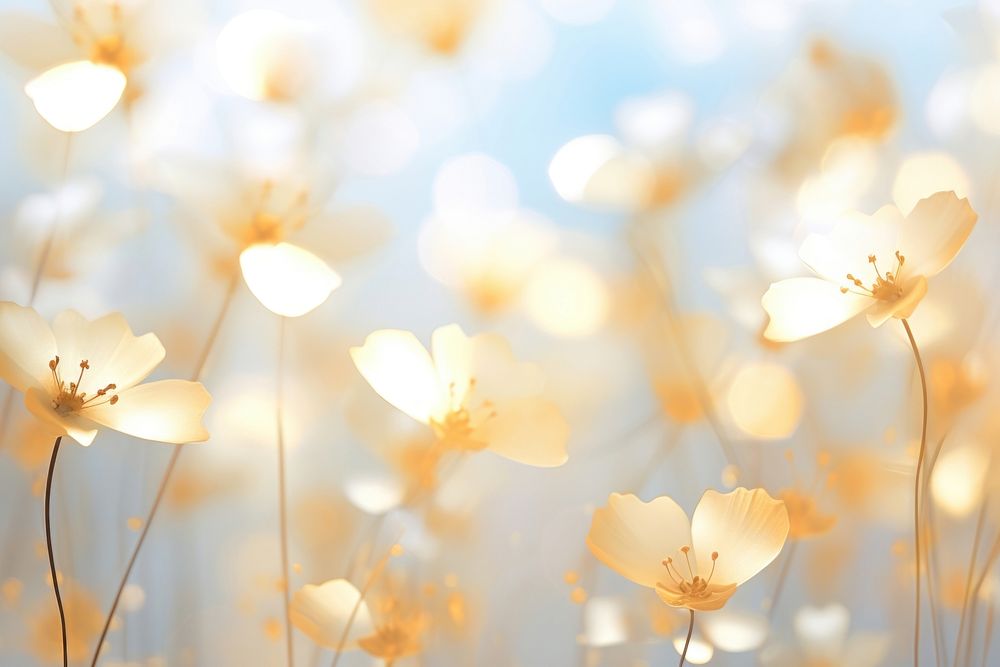 Flower pattern bokeh effect background backgrounds abstract outdoors.