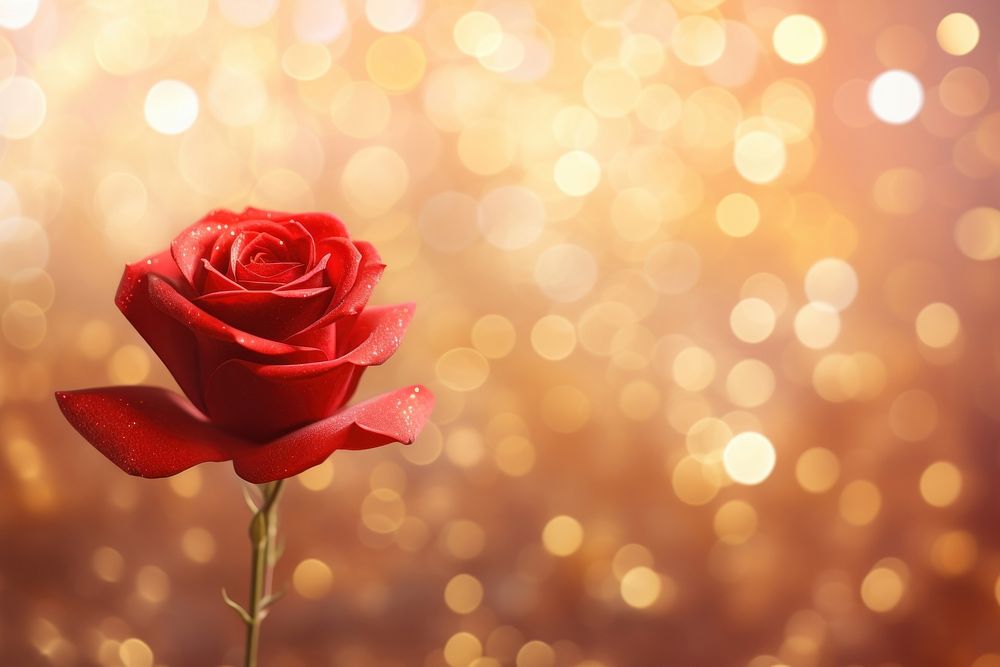 Red rose bokeh effect background backgrounds flower plant.