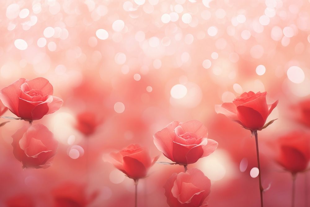 Red rose pattern bokeh effect background backgrounds abstract outdoors.