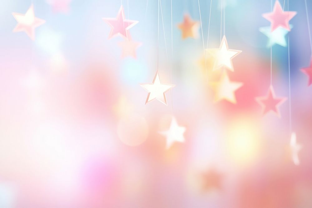 Star shape pattern bokeh effect background backgrounds abstract illuminated.