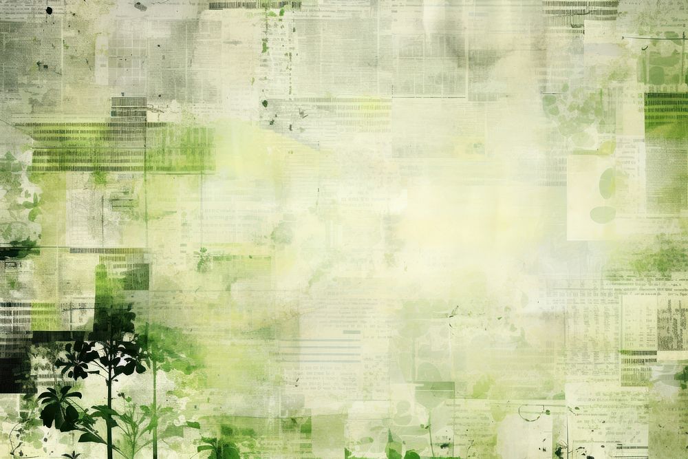 Green forset landscapes backgrounds pattern collage.