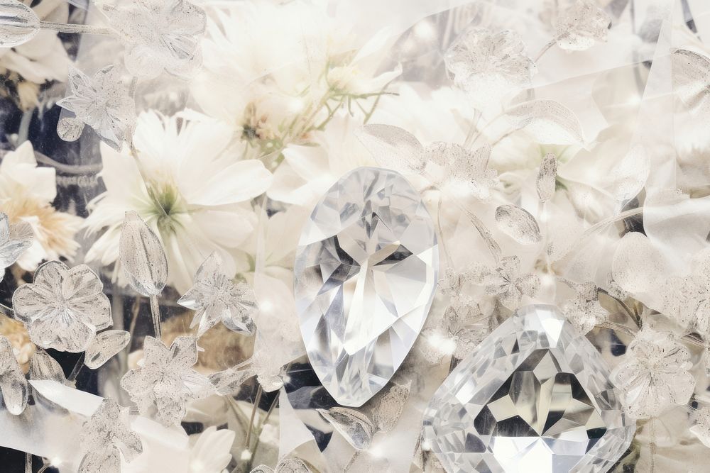 Wedding diamond ring border backgrounds crystal jewelry.