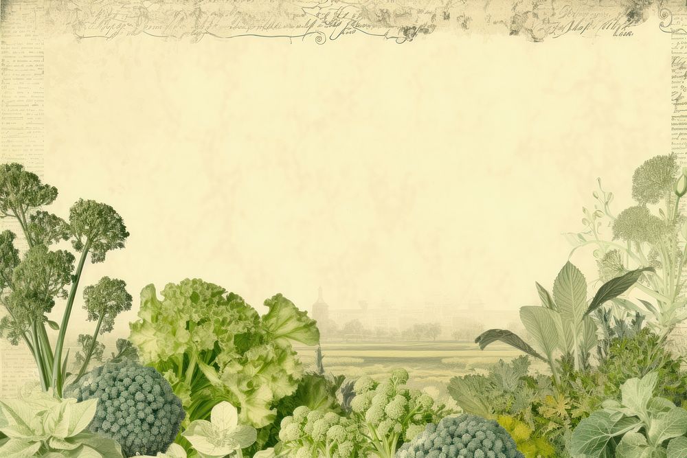 Broccoli vegetable landscapes backgrounds plant paper.