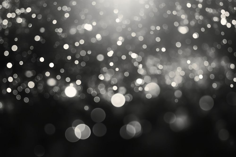 Black and white bokeh effect background light backgrounds outdoors.