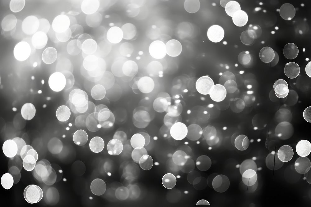 Black and white bokeh effect background light backgrounds outdoors.