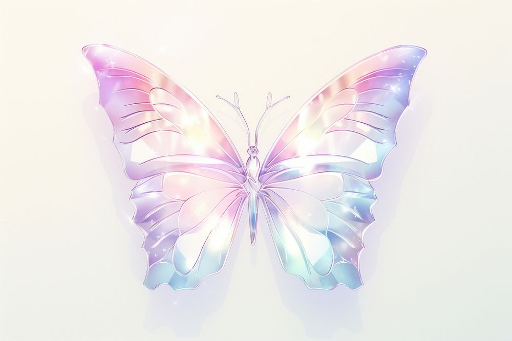Butterfly Crystal gemstone quartz accessories creativity chandelier.
