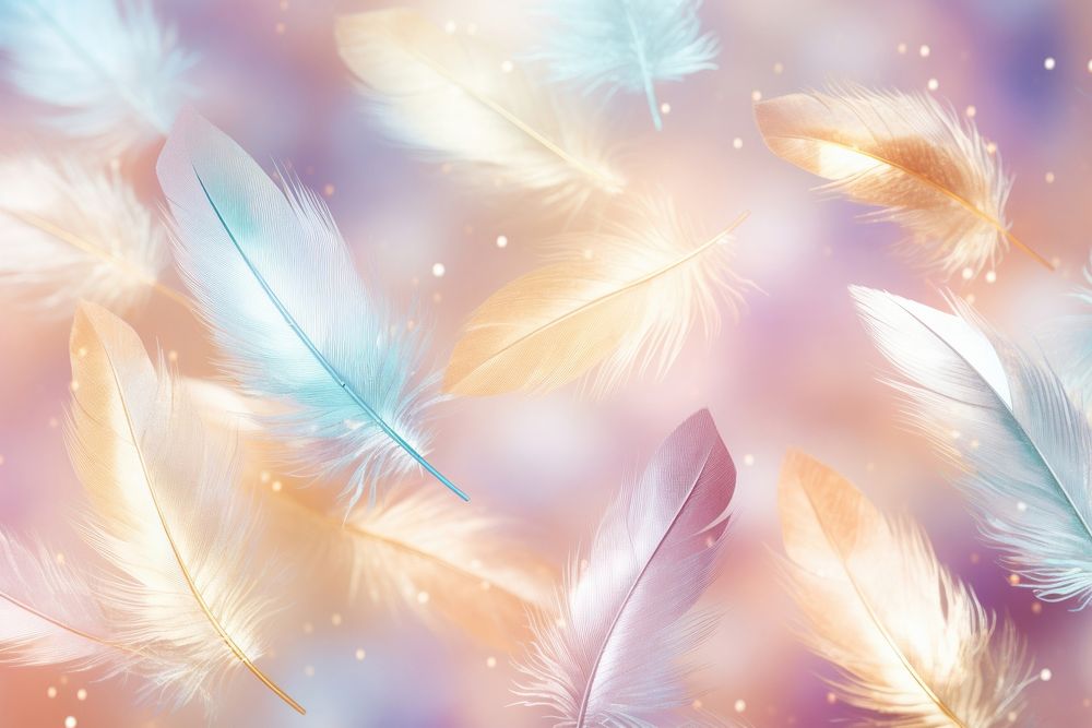 Feather shape pattern bokeh effect background backgrounds lightweight accessories.
