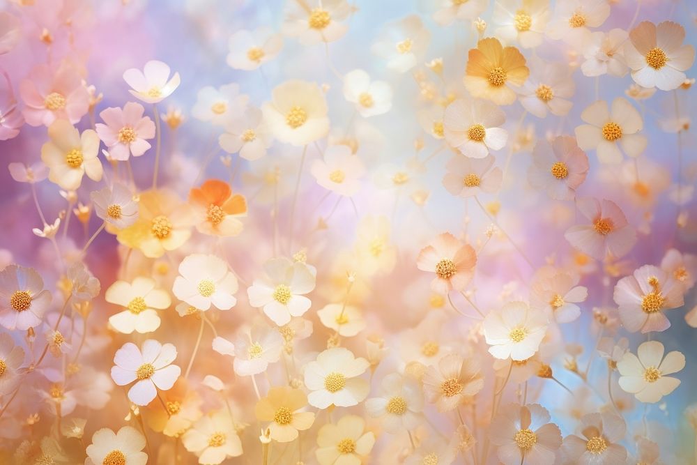 Flower pattern bokeh effect background backgrounds outdoors blossom.