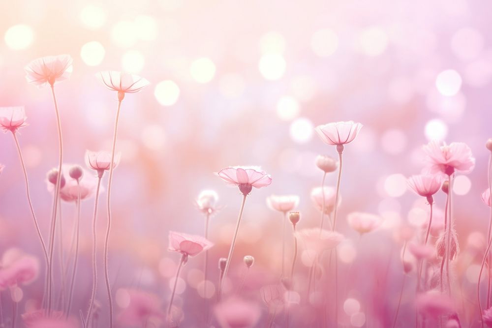 Flowers bokeh effect background backgrounds outdoors blossom.