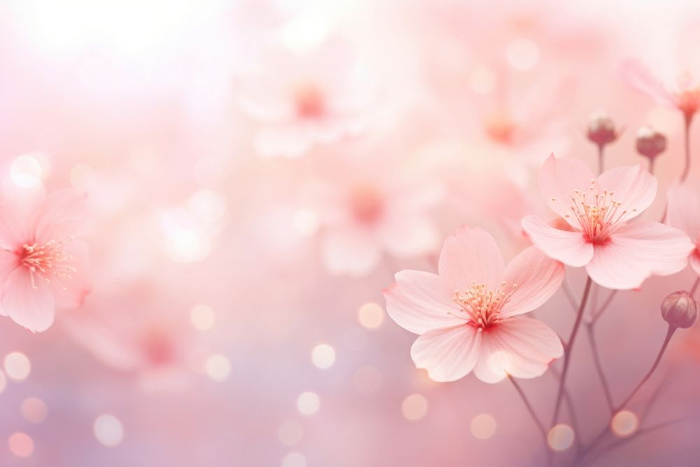 Flowers bokeh effect background backgrounds outdoors blossom.
