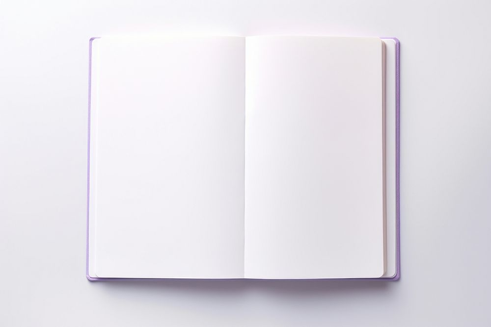 A pastel open notebook publication paper page.