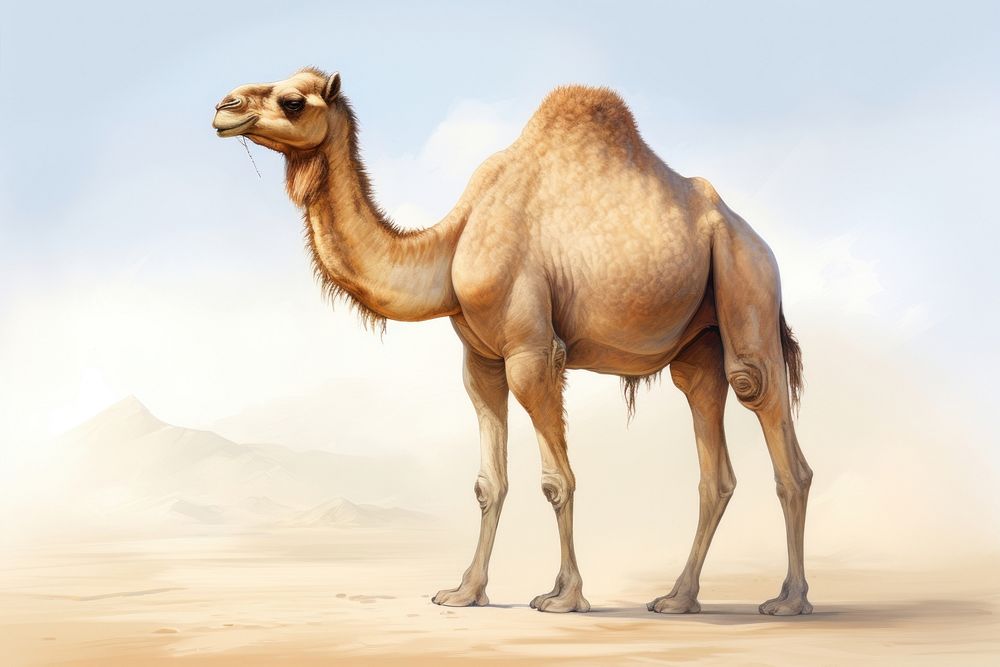 Camel animal mammal outdoors.