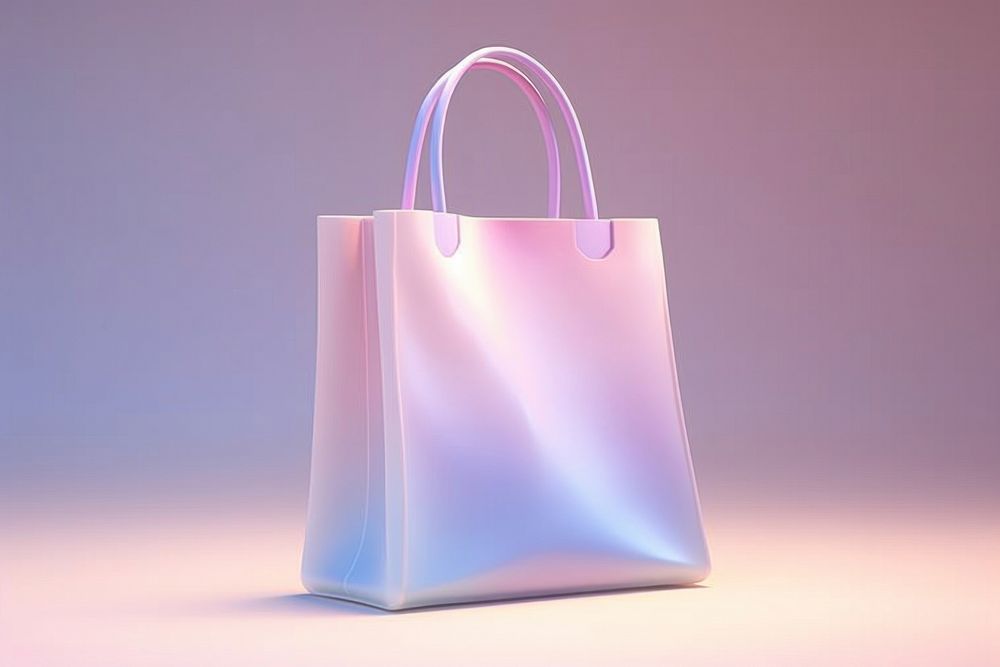 Minimal shopping bag handbag purse accessories.