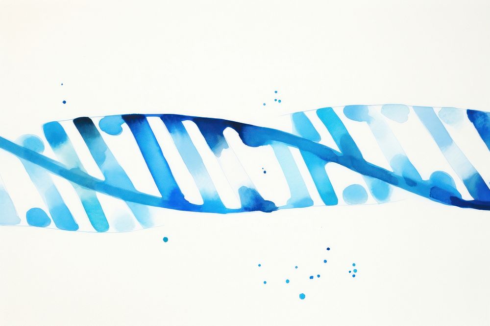 Abstract blue dna ripped paper art creativity graphics.