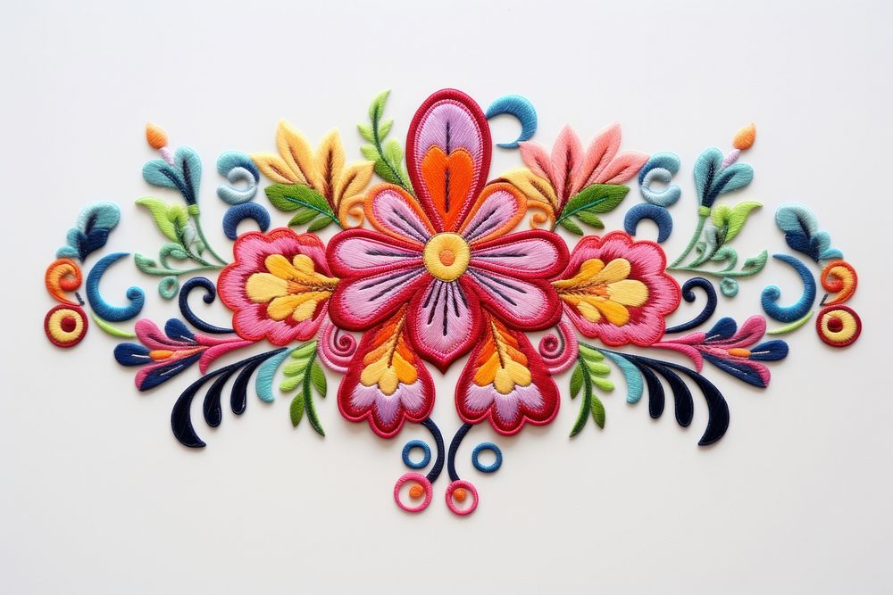 Shurch in embroidery style pattern art accessories.