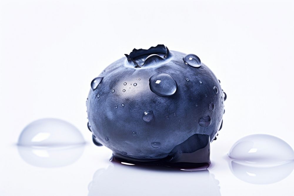 A blueberry floating fruit food freshness.