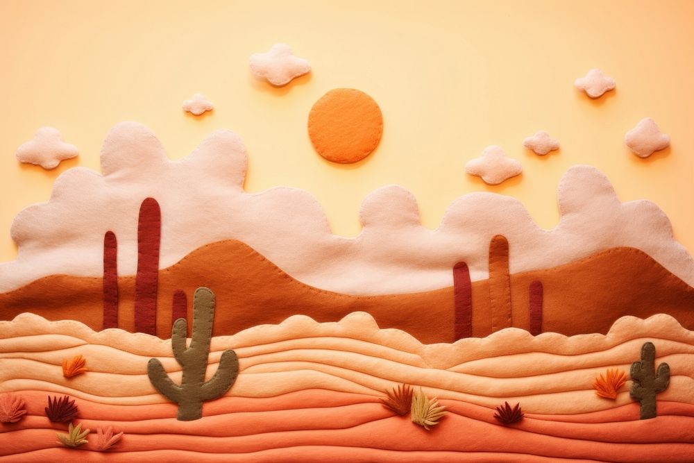 Sunset desert art architecture.