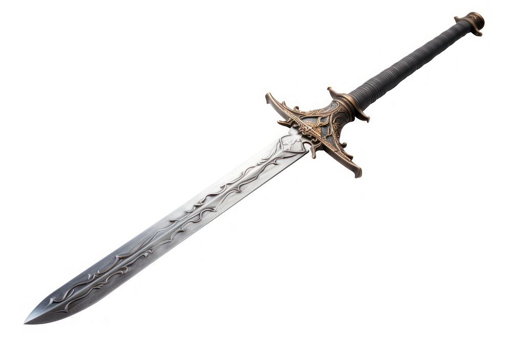 Minimal old sword weapon dagger blade.