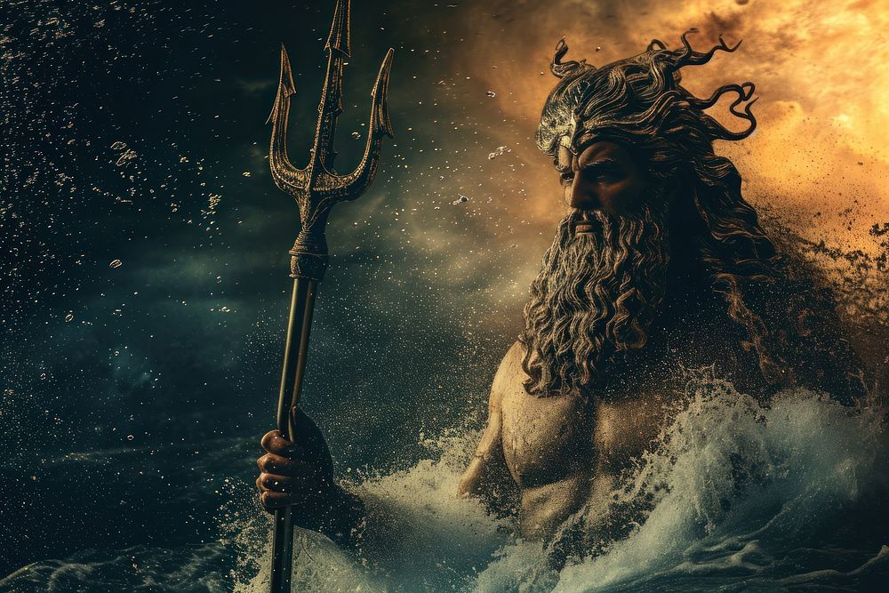 Poseidon trident representation screenshot.
